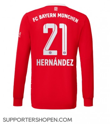 Bayern Munich Lucas Hernandez #21 Hemma Matchtröja 2022-23 Långärmad